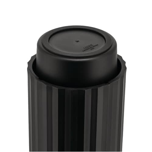 Vide-capsules Plissé / Pour recycler capsules Nespresso et compatibles - Alessi - Noir - Résine thermoplastique