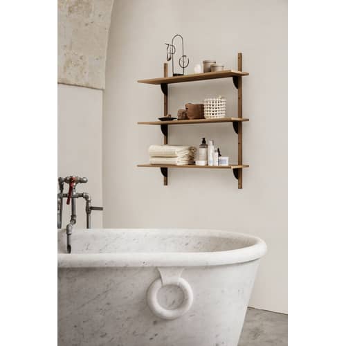 Corbeille Ceramic Small céramique blanc / Ø 16 x H 14,5 cm - Fait main - Ferm Living - Blanc cassé - Céramique