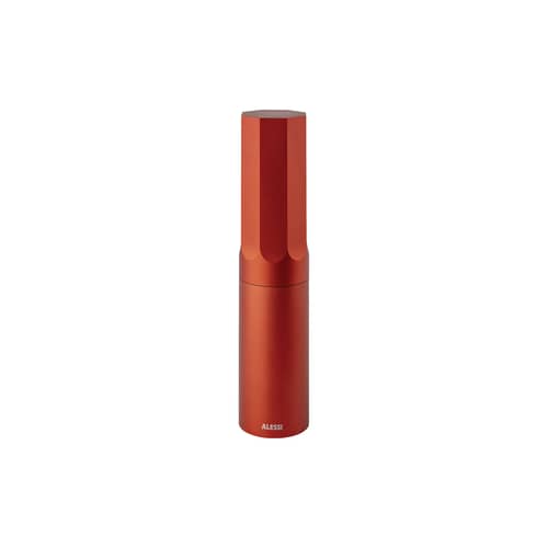 Moulin à épices KG01 métal rouge - Alessi - Rouge - Aluminium