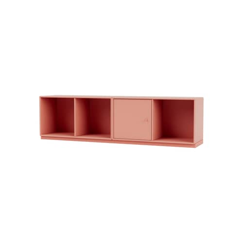 Rangement Line / L 139.2 x P 30 cm H 38.4 cm - MONTANA - Rhubarb 151 - MDF laqué
