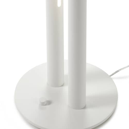 Stehleuchte L1 LED metall weiß Aluminium / H 190 cm - valerie objects - Weiß - Aluminium