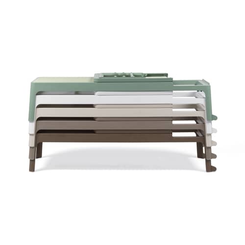 Transat inclinable empilable Plano - NARDI - Corde / Toile encens - Résine de fibre de verre, Toile outdoor