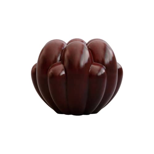 Vaso Bloom Mini ceramica viola / Ø 35 x H 27 cm - 101 COPENHAGEN - Bordeaux - Calcestruzzo fibrorinforzato, Ceramica
