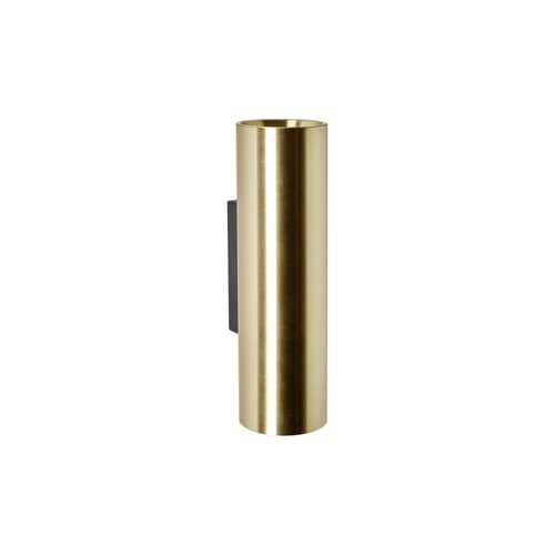 Wandleuchte Tobo W65 metall gold / Ø 6,5 x H 22 cm - DCW éditions - Goldfarben - Messing