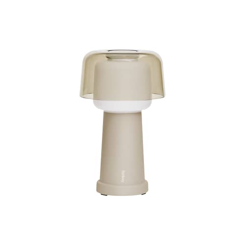 Lampe extérieur sans fil rechargeable Revolve LED beige - Fatboy - Argile - Aluminium, Polycarbonate