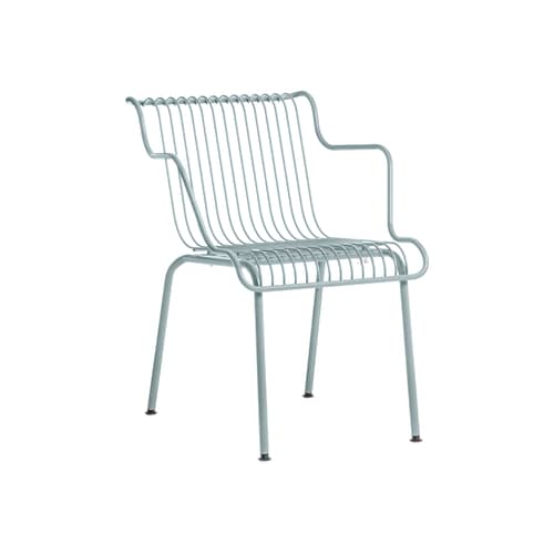 South Stackable dining chair metal blue / Konstantin Grcic, 2023 - Magis - Sky blue - Steel