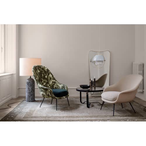 Suspension Multi-Lite Small métal blanc / Ø 25 cm - Modulable & orientable / Réédition 1972 - Gubi - Blanc / Cercle laiton - Métal