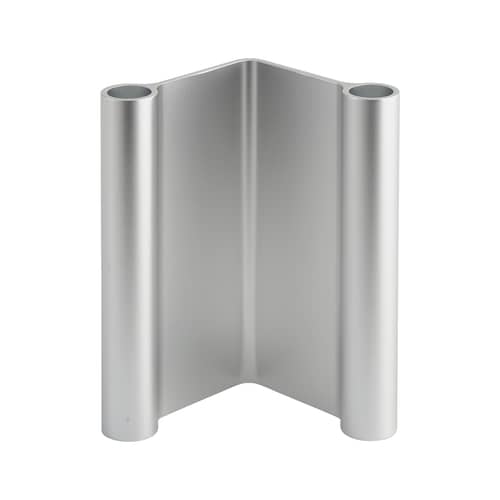 Candeliere Pair metallo argento / H 18 cm - Muuto - Alluminio - Alluminio anodizzato