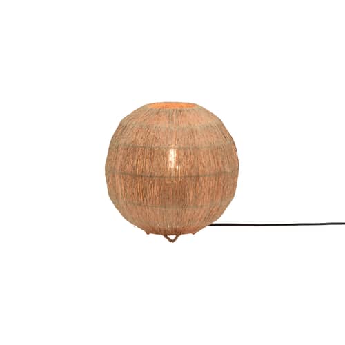 Lampada da tavolo Iguazu Small fibre beige / Juta - Ø 25 cm - GOOD&MOJO - Ø 25 cm / Naturale - Iuta