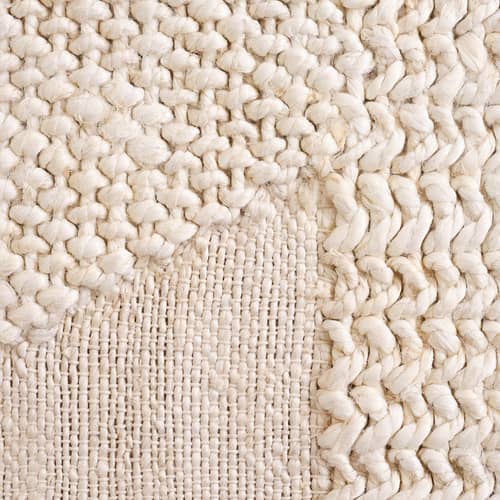 Rug Knotty Tom Dixon / 170 x 240 cm - White - Textile | Made In Design