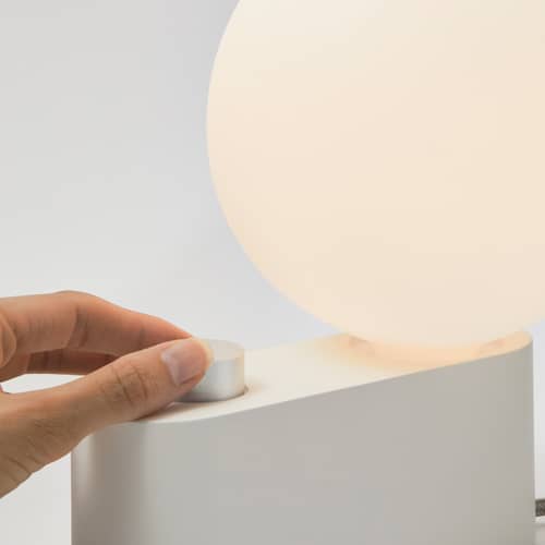 Alumina Table lamp metal white / Wall light - TALA - Chalk - China, Thermolacquered aluminium