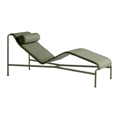 Transat fixe Palissade métal vert / Bouroullec, 2016 - Hay - Transat / Vert Olive - Acier revêtement poudre