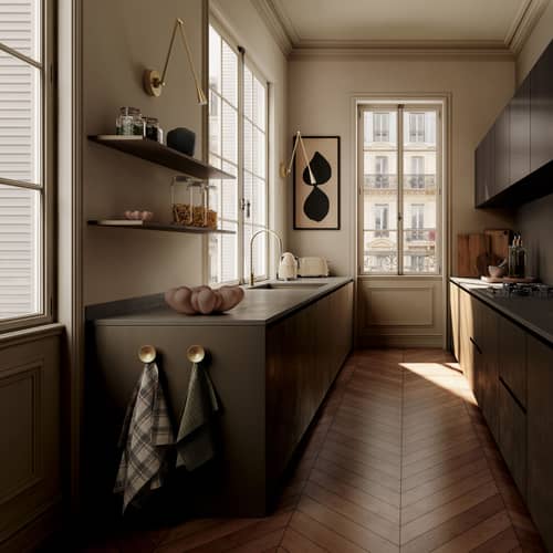 Coupe Bloom Medium / Ø 28,5 x H 10,5 cm - 101 COPENHAGEN - Amande - Béton fibré, Céramique