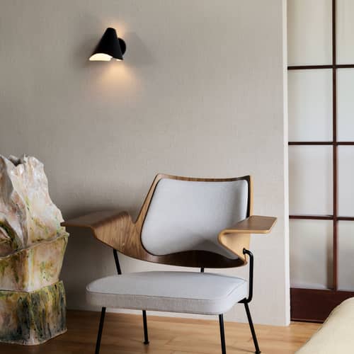 Bonnet SC103 Wall light metal brown - &tradition - Bronze - Aluminium, Steel