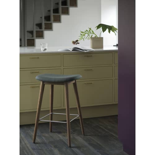 Vase Ridge Small céramique blanc beige / H 16,5 cm - Muuto - Beige - Faïence