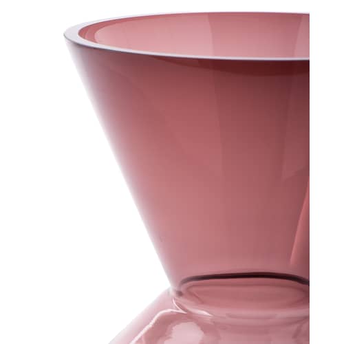 Vase Thick neck glas violett / Ø 27,5 x H 40 cm - POLSPOTTEN - Violett - Glas