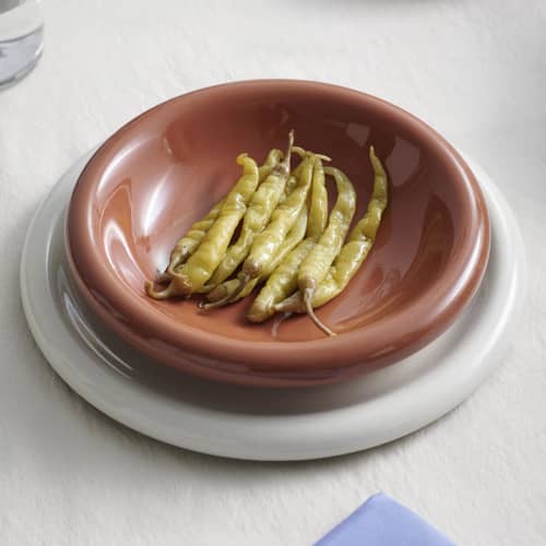 Set de 2 assiettes creuses Barro céramique / Ø 20 cm - Hay - Terracotta - Grès