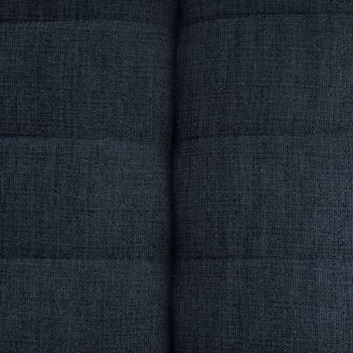 Pouf N701 tessuto blu / 70 x 70 cm - Ethnicraft - Blu - Espanso, Legno, Tessuto