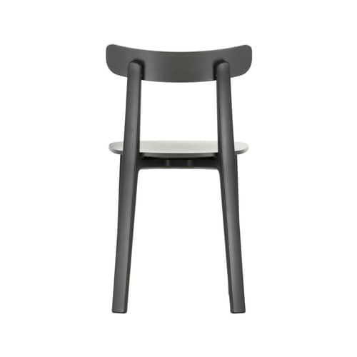 APC Chair plastic material grey / Polypropylene - Vitra - Graphite grey - Tinted polypropylene
