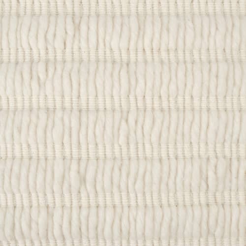 Coussin Ridge beige / 45 x 45 cm - Tissé main - Tom Dixon - Beige naturel - Coton, Laine