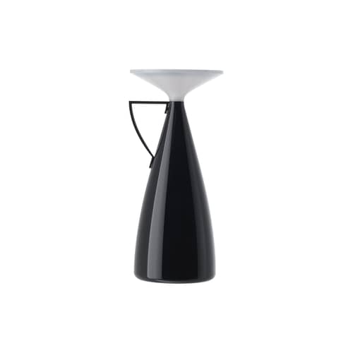 Lampe sans fil rechargeable Camomille LED noir / By Philippe Starck - Recyclé - Kartell - Noir - PMMA recyclé