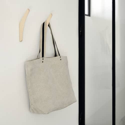 Set de 2 patères PI bois naturel - Ethnicraft - Sycomore - Sycomore massif
