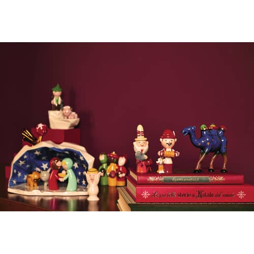Santon Trino / Porcelaine peinte main - Alessi - Trino - Porcelaine
