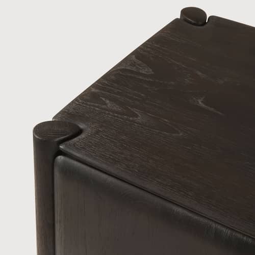 Buffet PI bois marron / L 174 x H 83 cm - Ethnicraft - Teck brun foncé - Teck massif teinté