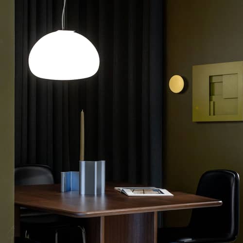 Patère The Dots Wood Medium bois / Ø 13 cm - Exclusivité en édition limitée - Muuto - Jaune beurre (édition limitée) - Frêne teinté