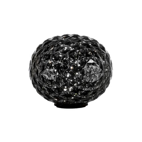 Planet LED Table lamp plastic material grey LED - Ø 33 cm - Kartell - Smoked grey - Thermoplastic technopolymer