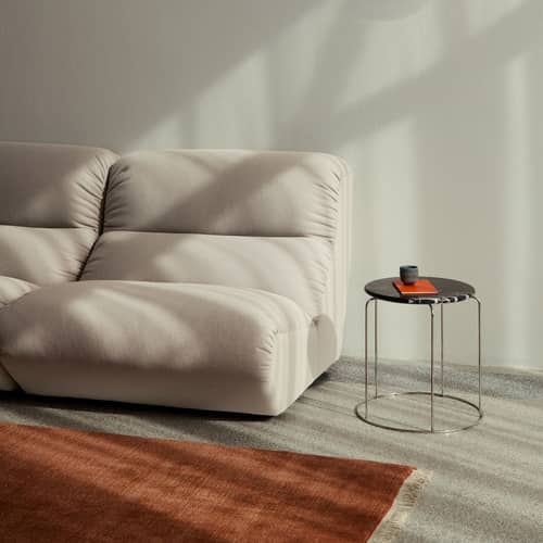Accessoire / Plateau marbre pour tabouret Wire VP11 - &tradition - Noir - Marbre Marquina