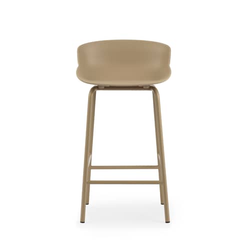 Hyg High stool plastic material beige / H 65 cm - Polypropylene - Normann Copenhagen - Sand - Polypropylene, Steel