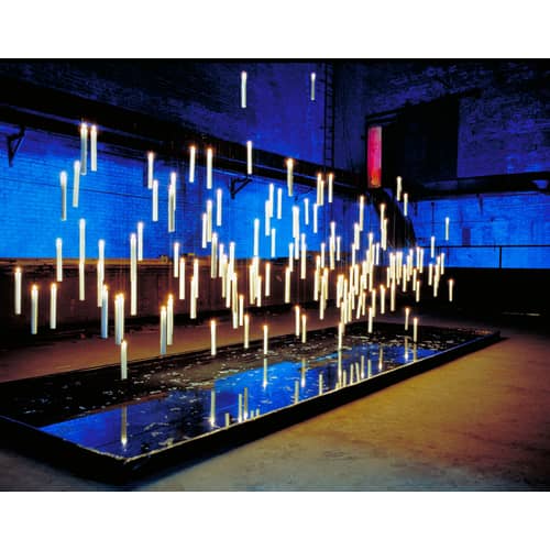 Fly Candle Fly! Candle wax white Hanging candle - Ingo Maurer - White - Plastic, Wax