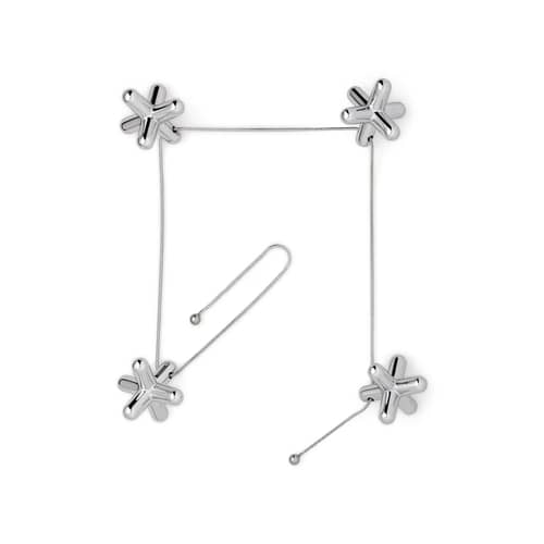 Dessous de plat Tripod métal - Alessi - Chromé - Zamac chromé