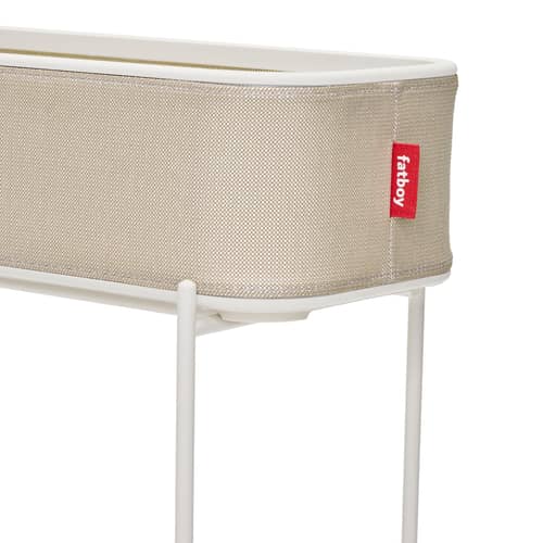 Jardinière sur pied Adoreganizer / Etagère - L 65,5 x H 76,5 cm - Fatboy - Beige - Acier inoxydable, Tissu oléfine