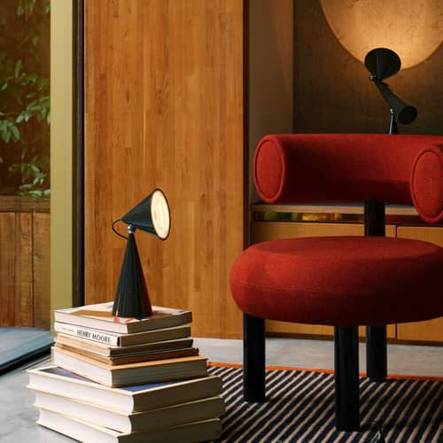 Lampe sans fil rechargeable Pose LED plastique vert / Orientable - Tom Dixon - Varech - Polycarbonate