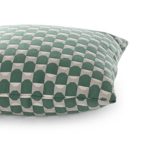 Outdoor-Kissen Liberty textil grün / 45 x 45 cm - Kartell - Salbeigrün (Liberty Obi Check) -  Ouate, Outdoor-Stoff