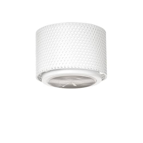 Plafonnier G13 Small métal blanc / Réédition 1952, Pierre Guariche - SAMMODE STUDIO - Blanc - Métal, Verre