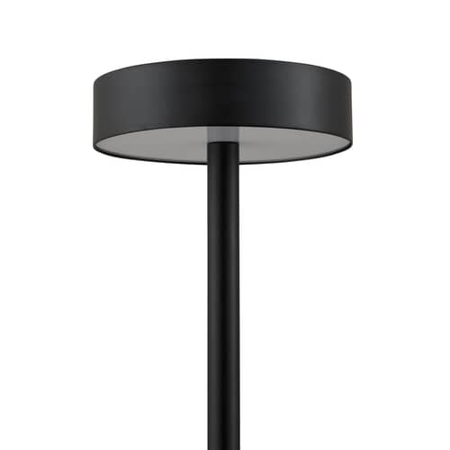Grasil LED Table lamp metal stone black / L 28.5 x H 56 cm - Metal & marble - AYTM - Black - Marble, Steel
