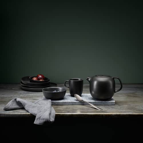 Tasse Nordic kitchen céramique noir / Grès - 30 cl - Eva Trio - Noir mat - Grès
