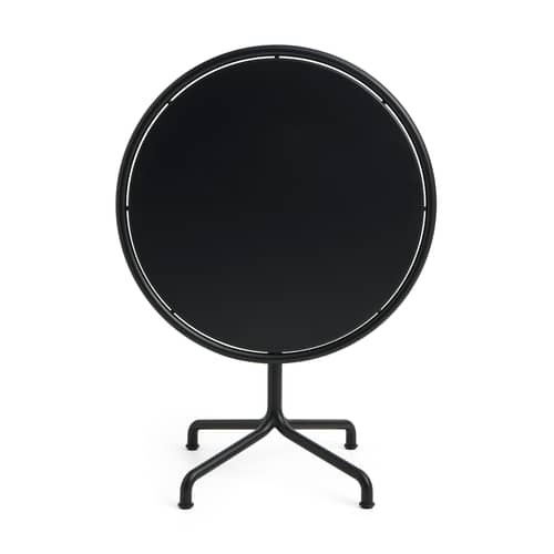 Tavolo rotondo Deville metallo nero / Ø 80 cm - Hay - Antracite - 