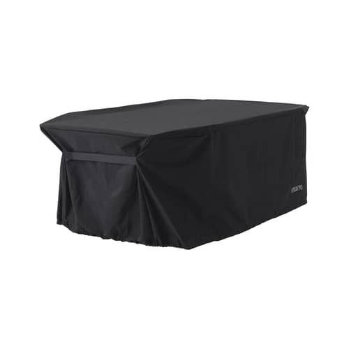 Accessoire  / Housse de protection pour table Linear métal  & table 70/70 - 220/225 x 90 cm - Muuto - 225 x 90 cm / Noir - Tissu polyester enduit PU