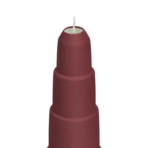 Bougeoir Spire métal rouge Step / H 26 cm - Fatboy - Prune - Aluminium