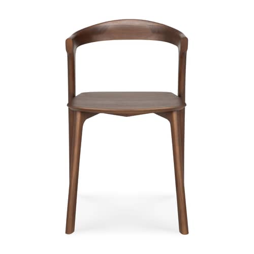 Bok Indoor Chair wood brown - Ethnicraft - Burnish Teak - Brown-stained solid teak