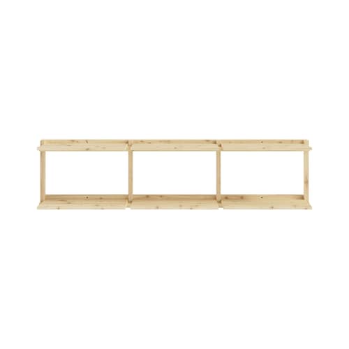 Etagère murale Groove / L 192 x H 47,5 cm - KARUP DESIGN - L 192 x H 47,5 cm / Pin - Pin massif certifié FSC