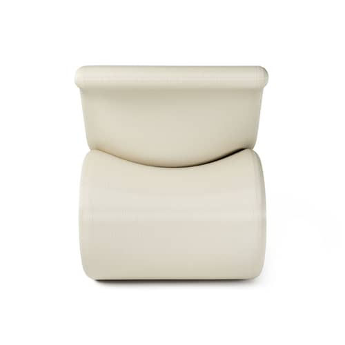 Fauteuil Éclair Chair beige - CRÈME ATELIER - Crème - PETG recyclé