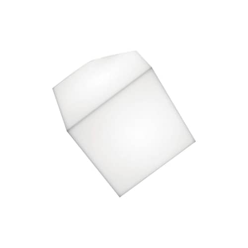 Applique Edge plastique blanc / Plafonnier - Artemide - Blanc - côté 21.5 cm - Polypropylène