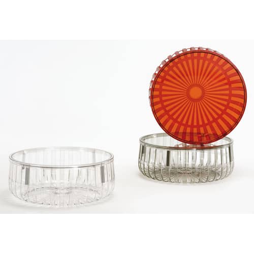 Table basse Panier plastique transparent / Coffre -  Bouroullec, 2006 - Kartell - Cristal - Polycarbonate