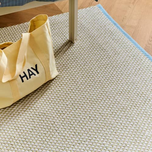 Tapis 3 Colour jaune / 140 x 200 cm - Hay - Jaune doux - Jute, Laine
