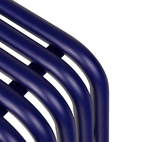 Banc Nokk métal bleu / L 114 cm - NOO.MA - Myrtille douce - Acier